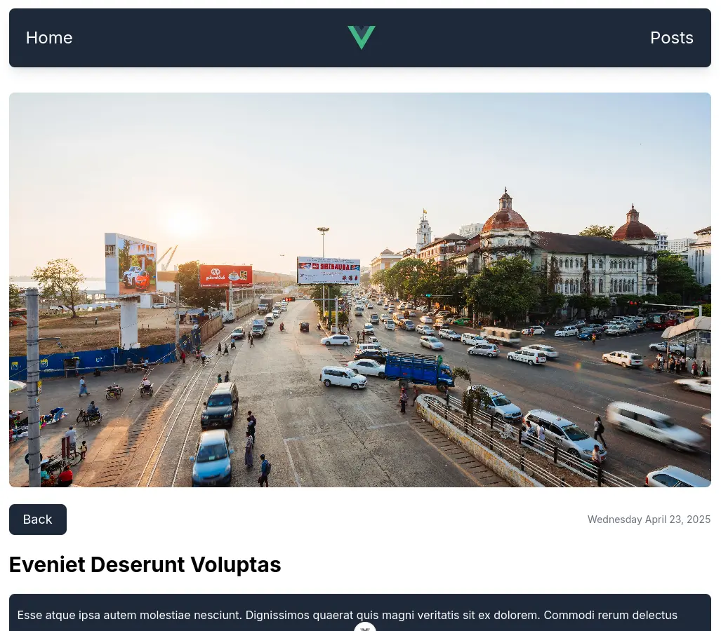 Vue From Laravel Frontend